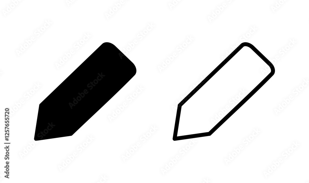 Pencil icon logo design. pen sign and symbol. edit icon vector Pencil icon logo design. pen sign and symbol. edit icon vector