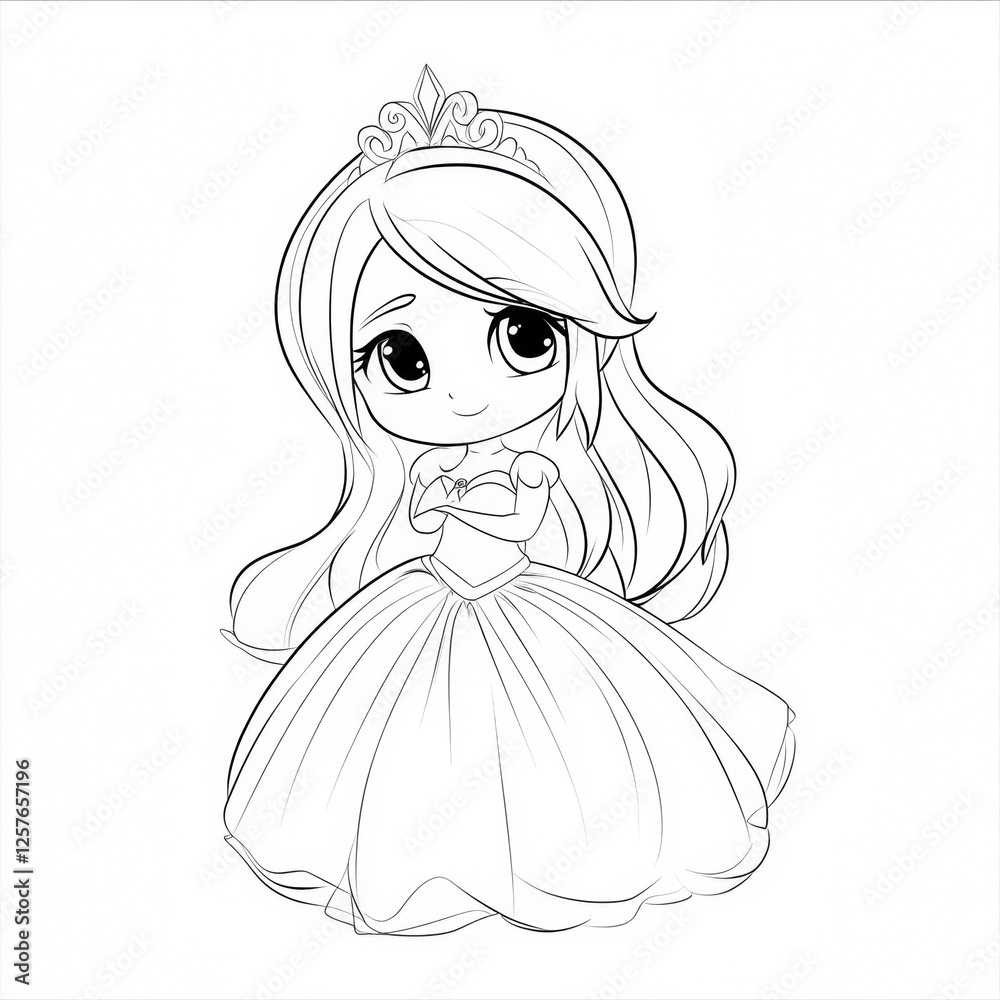 white line art long hair coloring book graphics clip art white line art long hair coloring book graphics clip art