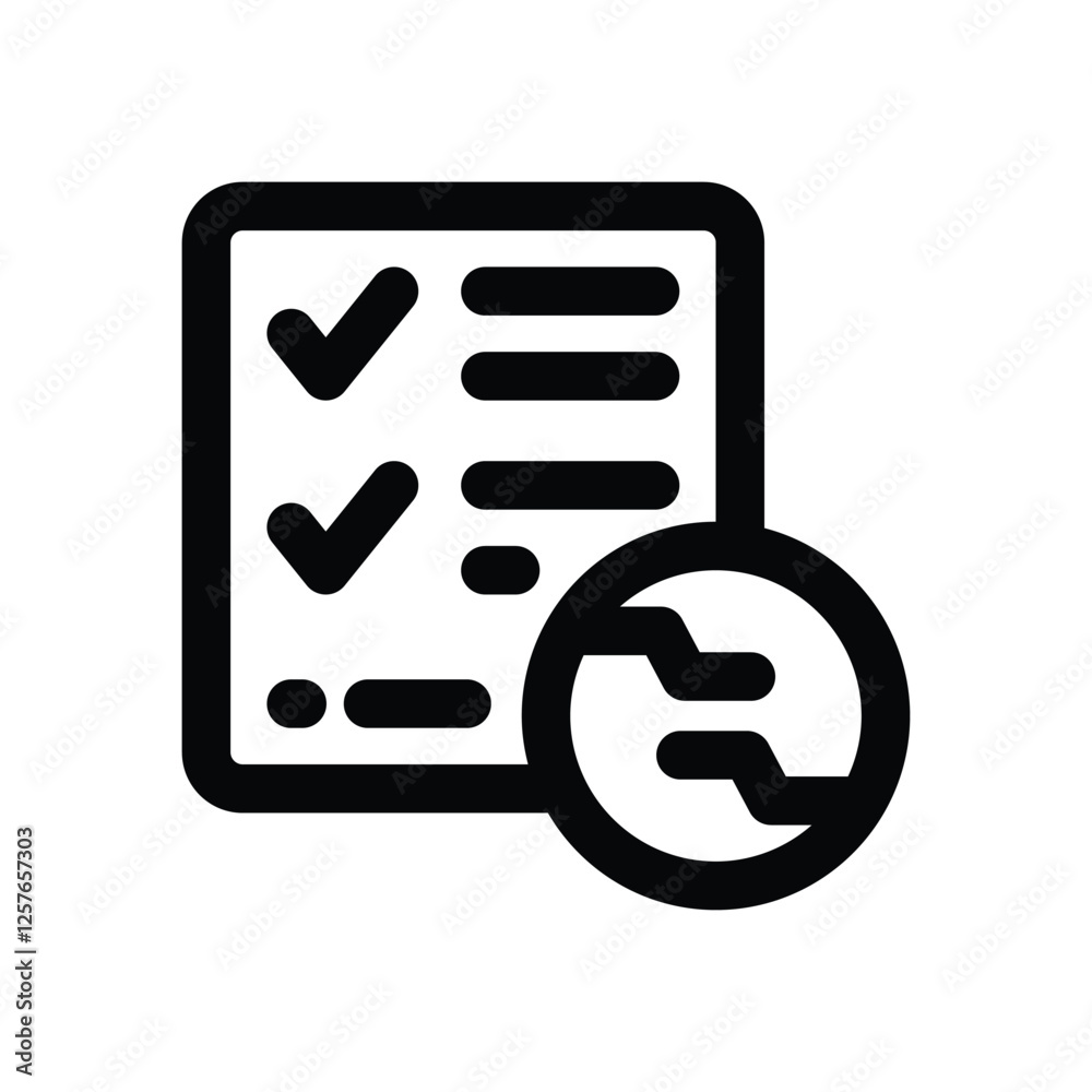report line icon. vector icon for your website, mobile, presentation, and logo design. report line icon. vector icon for your website, mobile, presentation, and logo design.