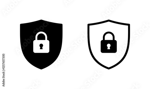 Security icon logo design. protection icon. privacy. vpn