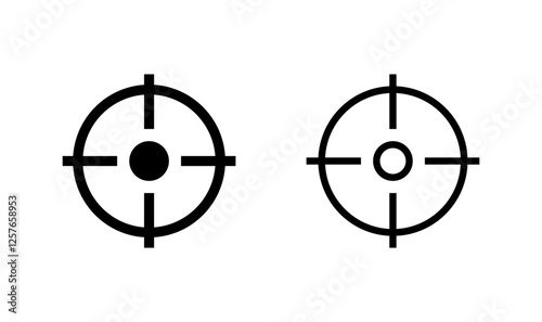 Target icon logo design. goal icon vector. target marketing sign and symbol