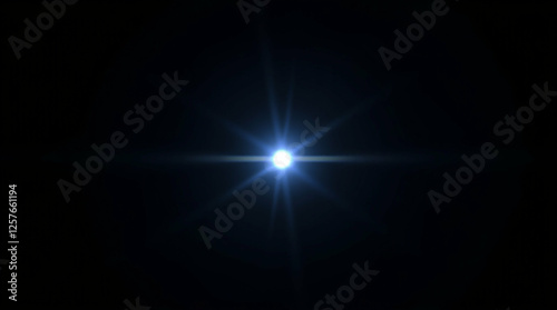Ephemeral starlight, ethereal luminescence against an infinite black canvas
