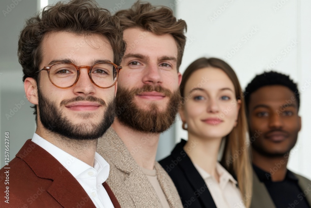 diverse Business Team Smiling for Camera diverse Business Team Smiling for Camera