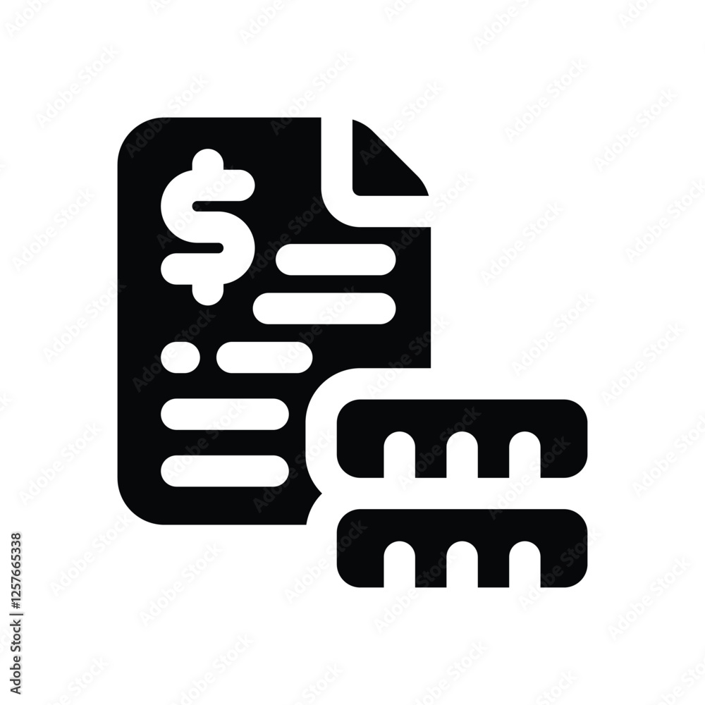 budget solid icon. vector icon for your website, mobile, presentation, and logo design. budget solid icon. vector icon for your website, mobile, presentation, and logo design.