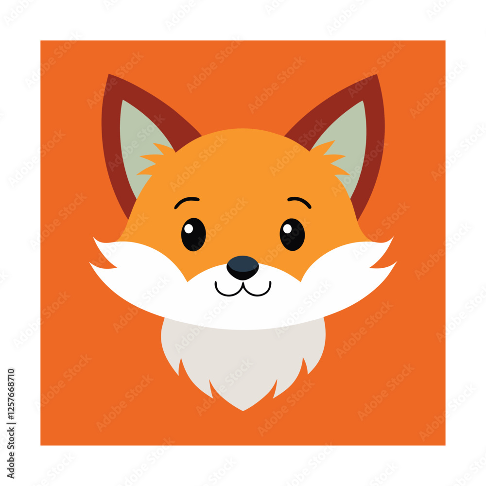 Obraz premium Cute Funny Fox Wearing Headband in Closeup Shot 