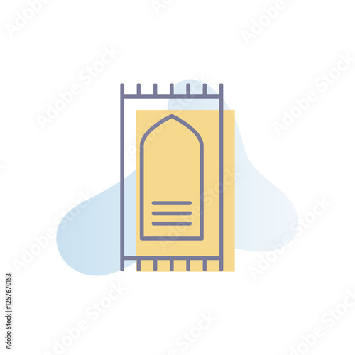 Prayer Mat vector icon