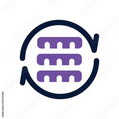 return dual tone icon. vector icon for your website, mobile, presentation, and logo design.