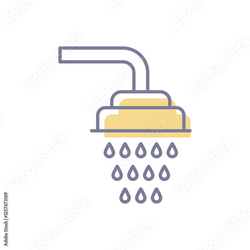 Ghusl vector icon 