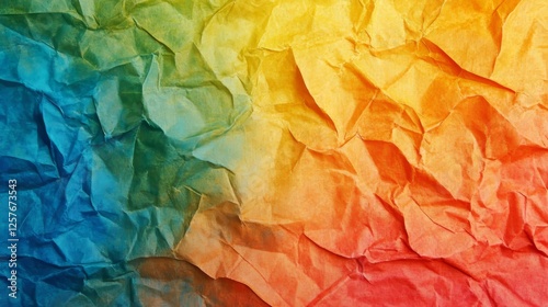Wallpaper Mural Colorful Crumpled Texture Background Gradient Torontodigital.ca