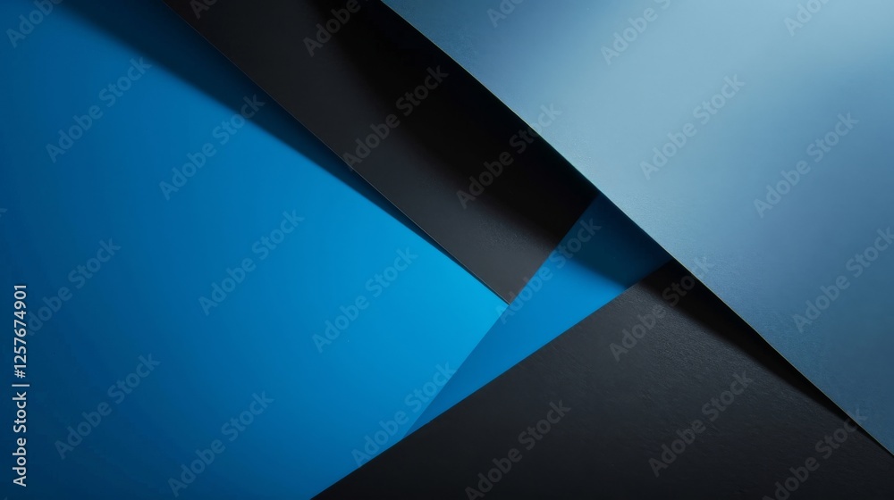 Chic blue background with geometric simplicity for design and banner templates. Elegant minimalist wallpaper with sharp angles and a central white space for text. Chic blue background with geometric simplicity for design and banner templates. Elegant minimalist wallpaper with sharp angles and a central white space for text.