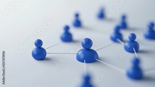 social network connectivity abstract concept