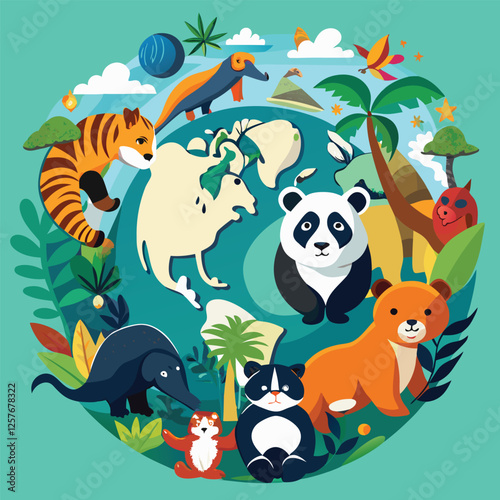Endangered Panda: A Symbol of Earth Day Conservation eco cute green world nature
