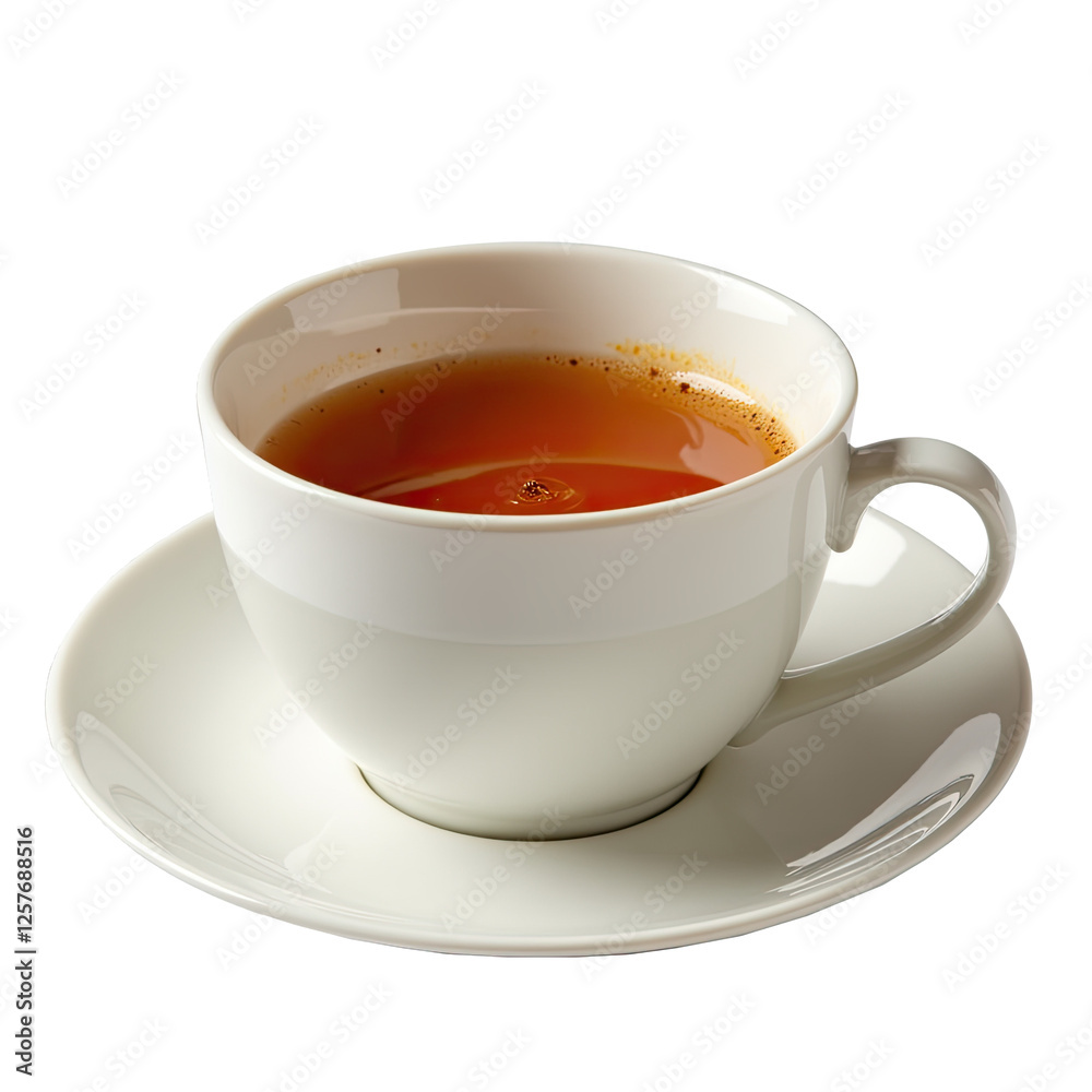 Porcelain tea and coffee cup, transparent background Porcelain tea and coffee cup, transparent background
