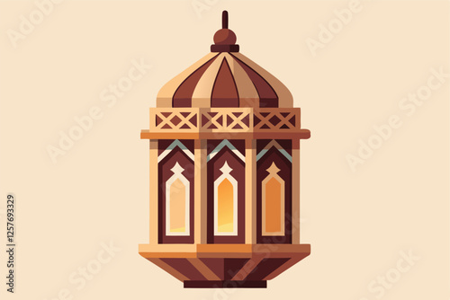 Ramadan Kareem,  highly detailed, close-up photograph of a intricately designed lantern