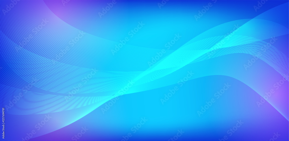 Fototapeta premium Blue Abstract vector colorful background