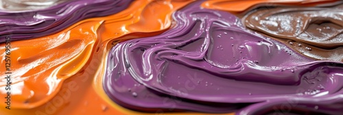 Indulge in Decadence with Wonka Chocolate Nice Cream on a White Background - A Delicious Bar of Brown Chocolate Candy and Confectionery with Cocoa Accents in an Abstract 16:9 Ratio Image