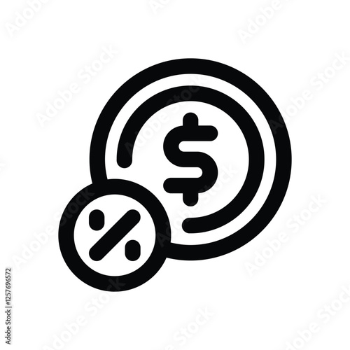 margin line icon. vector icon for your website, mobile, presentation, and logo design.
