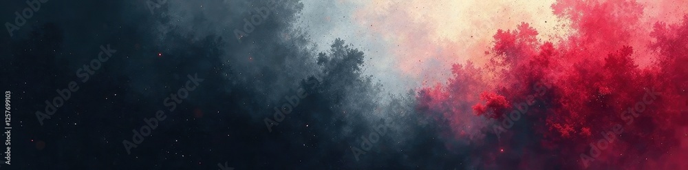 Fototapeta premium Abstract monochrome gradient, high contrast grainy noise Perfect for poster design , grunge, design, black