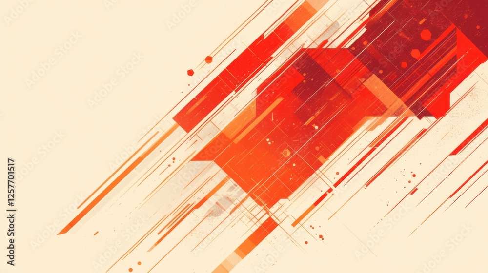 Geometric background with red and orange shapes. Featuring bold patterns and sharp angles. Highlighting modern and energetic design. Ideal for marketing and advertisement. Geometric background with red and orange shapes. Featuring bold patterns and sharp angles. Highlighting modern and energetic design. Ideal for marketing and advertisement.