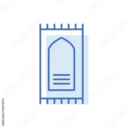 Prayer Mat vector icon