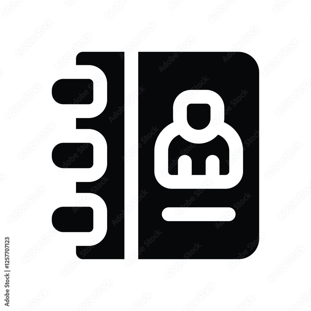 contact solid icon. vector icon for your website, mobile, presentation, and logo design. contact solid icon. vector icon for your website, mobile, presentation, and logo design.