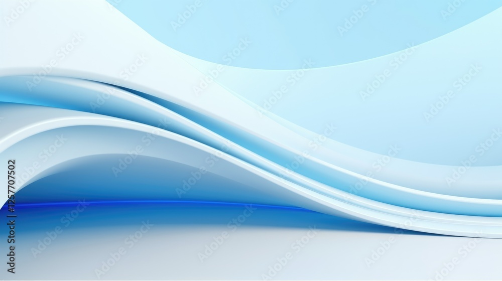 Fototapeta premium Abstract light blue background