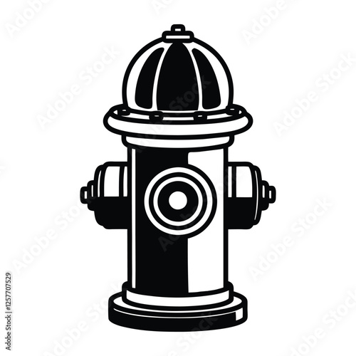 Fire Department Vector Art Featuring Firefighter Illustration