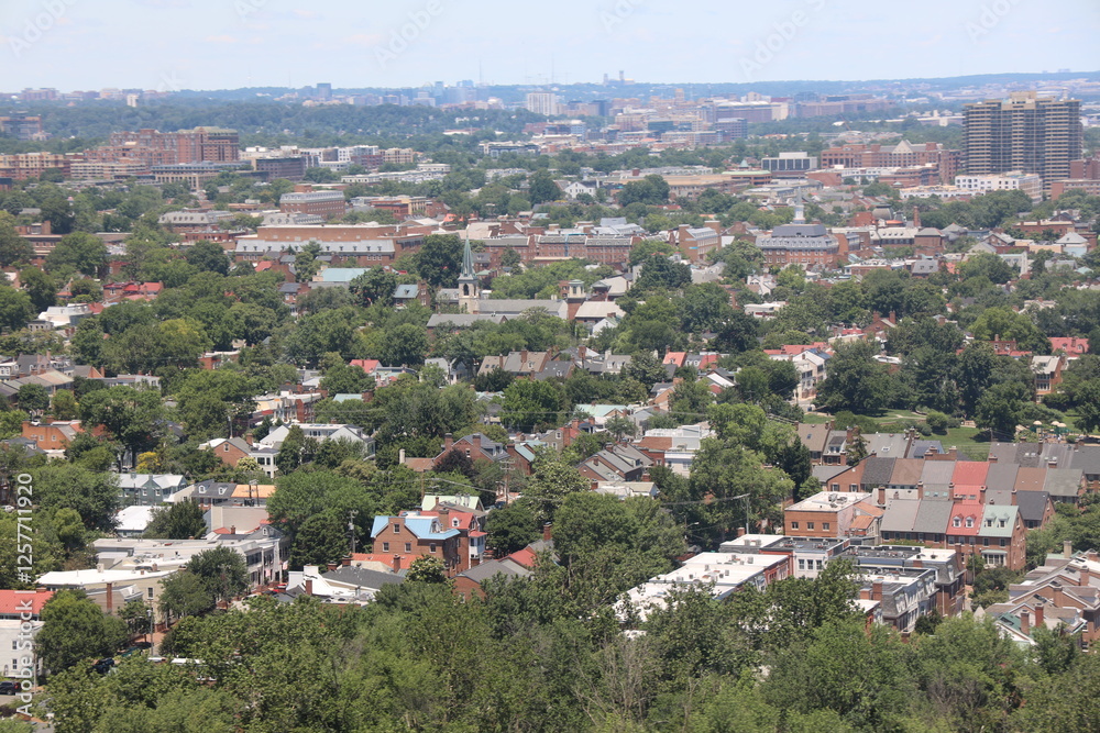 aerial view of the city aerial view of the city