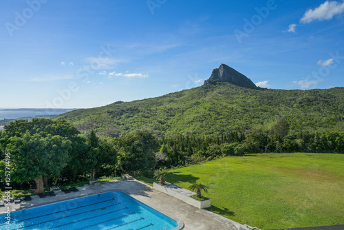 Swimming Pool, Gloria Manor Hotel, Bucht von Kenting, Hengchun Township, Landkreis Pingtung, Taiwan photo