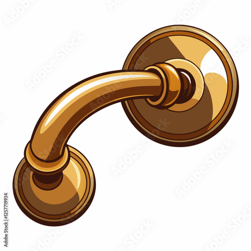 bronze handle.
