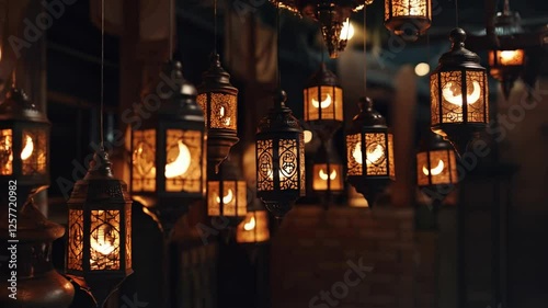 Elegant Ramadan Lantern Animation for Professional Advertising Use