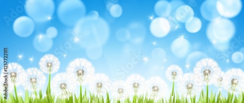 Über die Flugschirme der Pustblume beim Abflug fliegen wir, um Wünsche in Erfüllung zu gehen