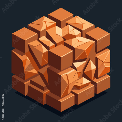 copper fragment block