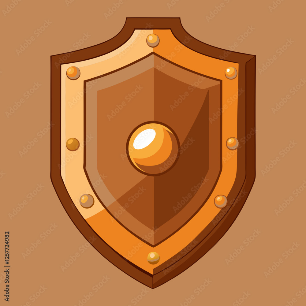 copper shield. copper shield.