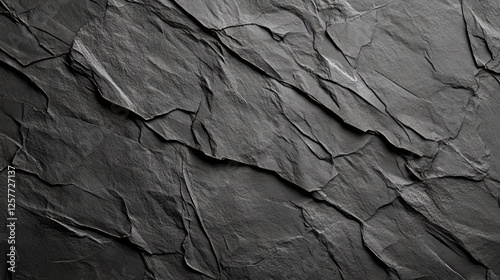 Wallpaper Mural Dark, textured stone surface with sharp angles Torontodigital.ca