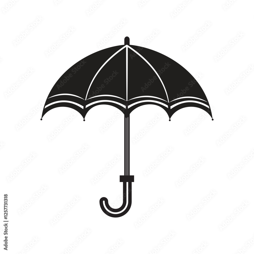 Umbrella vector illustration image in white background. Umbrella vector illustration image in white background.