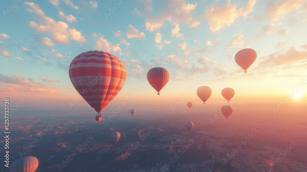 Obraz premium Hot Air Balloon