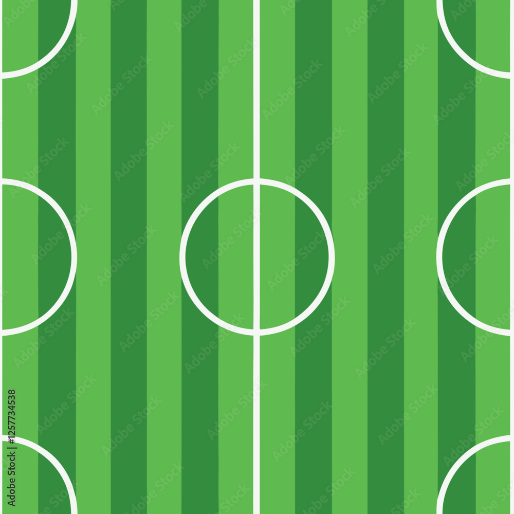 Seamless textured soccer field pattern in green tones Seamless textured soccer field pattern in green tones