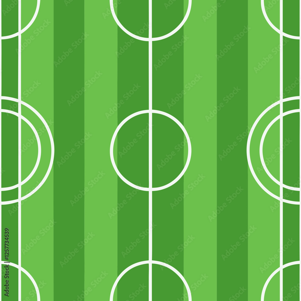 Seamless textured soccer field pattern in green tones Seamless textured soccer field pattern in green tones