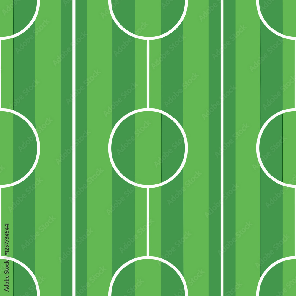 Seamless textured soccer field pattern in green tones Seamless textured soccer field pattern in green tones