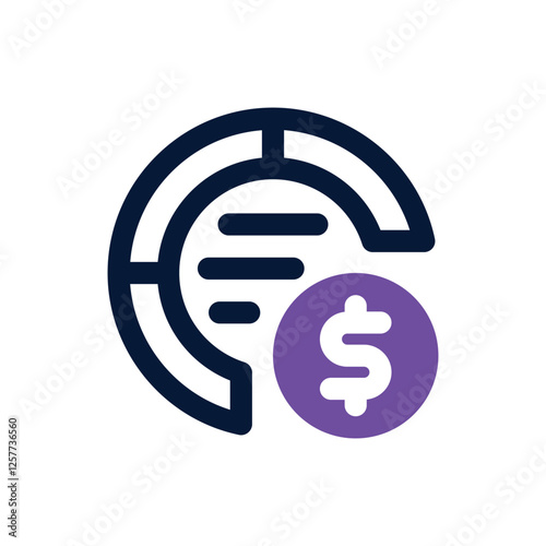 performance dual tone icon. vector icon for your website, mobile, presentation, and logo design.