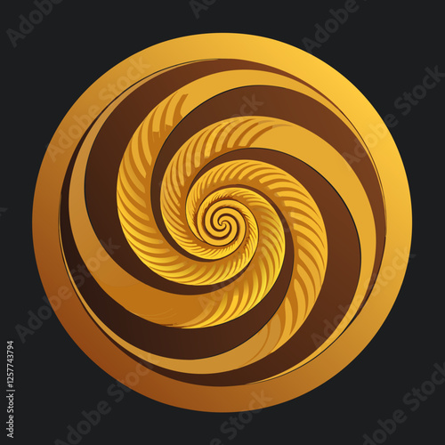 golden spiral.