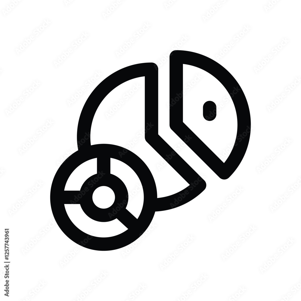 diagram line icon. vector icon for your website, mobile, presentation, and logo design. diagram line icon. vector icon for your website, mobile, presentation, and logo design.