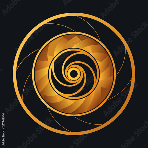 golden spiral.