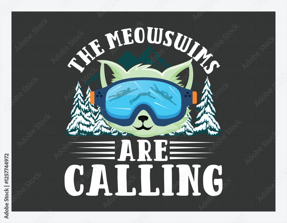 
Swim T Shirt Design, Adventure T Shirt, Custom t-shirt design, Outdoor, Mountain,T Shirt Design illustration
