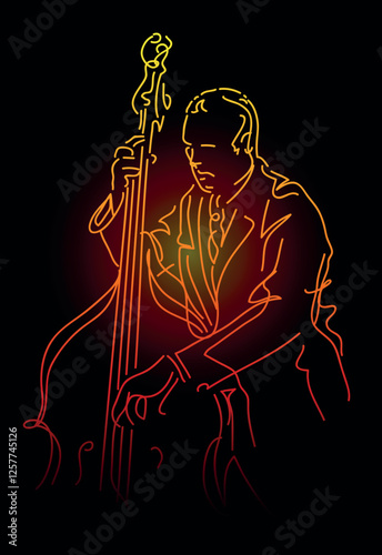 Jazz bass player