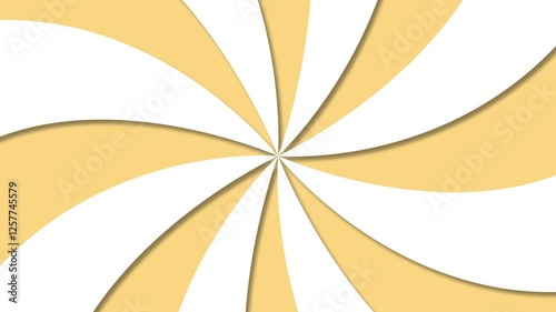 Dynamic Spinning Starburst Lines Loop, Fast Motion Effect, 4K, Yellow Background






