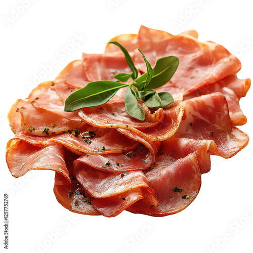 Ham isolated on transparent background