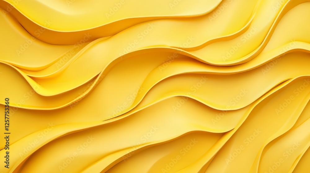 Obraz premium Golden Waves Abstract