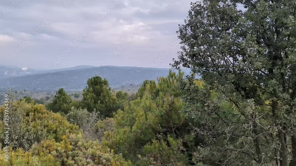 landscape view of mountains in the morning in spain landscape view of mountains in the morning in spain